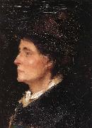 Nicolae Grigorescu Painter's Wife painting